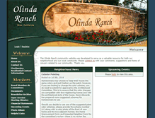 Tablet Screenshot of olindaranch.org